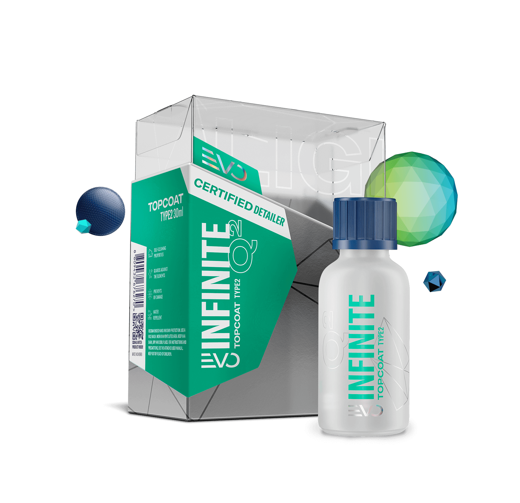 سرامیک اینفینیت تاپ کوت دو جیون GYEON Q2 INFINITE TOPCOAT TYPE 2 - تصویر 1